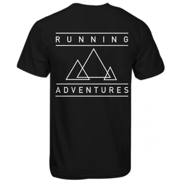 RUNNING ADVENTURES TEE - BLACK